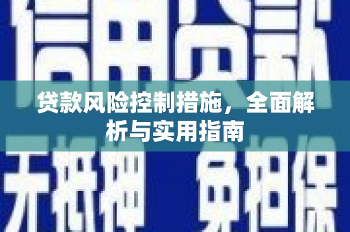 长阳贷款风险控制措施，全面解析与实用指南