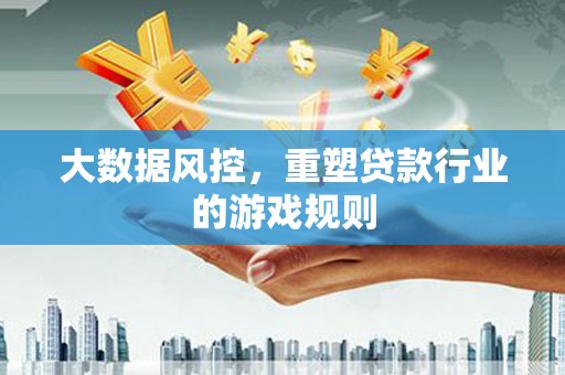 长阳大数据风控，重塑贷款行业的游戏规则