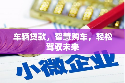 长阳车辆贷款，智慧购车，轻松驾驭未来
