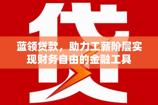 长阳蓝领贷款，助力工薪阶层实现财务自由的金融工具